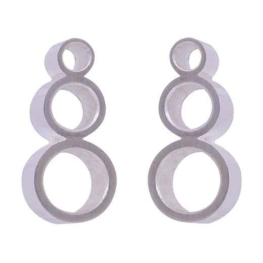 halo bubble earrings